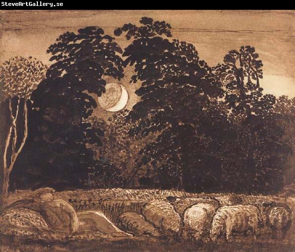 Samuel Palmer The Sleeping Shepherd